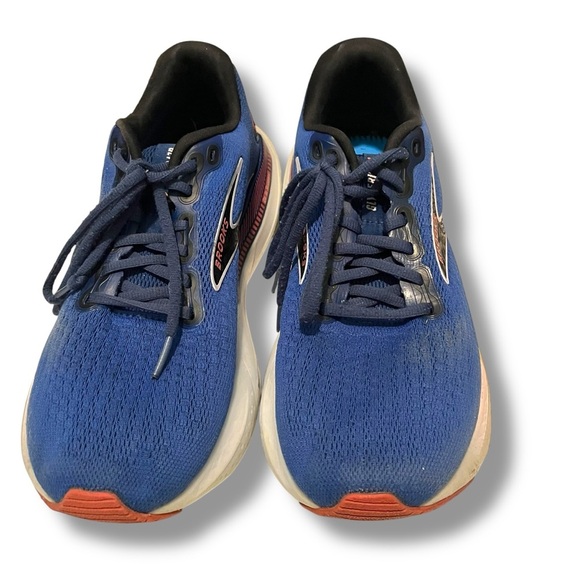 Brooks Glycerin GTS 21 Shoes Womens 9.5 Blue Icy Pink Rose Road Running Support - Picture 2 of 7
